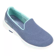  Sapatilha Skechers Go Walk 5 Ocean Sparkle Feminino