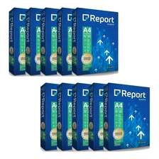 Caixa Report Papel Sulfite A4 75g 5000 Folhas