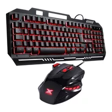 Teclado Gamer Shield Gt602 + Mouse Gamer Vx 2400 Dpi - C/fio