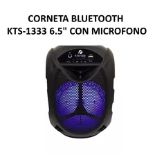 Corneta Bluetooth Kts- 1333 6.5 Con Microfono Y Luz Rgb