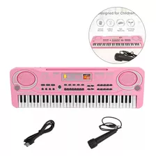 Piano Plegable Multifuncional De 61 Teclas Para Niños