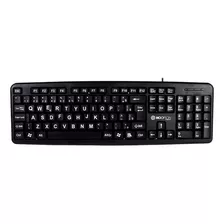 Teclado Hoopson Tpc-058g Qwerty Português Brasil Cor Preto