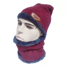 Gorro Chullo + Cuellera Bufanda De Polar Altamente Abrigador