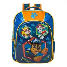 Mochila Escolar Infantil 3d Paw Patrol Backpack 4430 Azul Original Msi