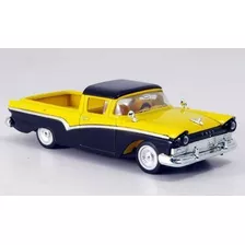 1957 Ford Ranchero Yellowblack 143 Diecast Car Model