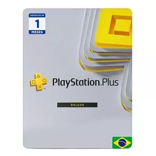 Cartão Psn Plus Deluxe 1 Mês Brasil Assinatura Gift Card