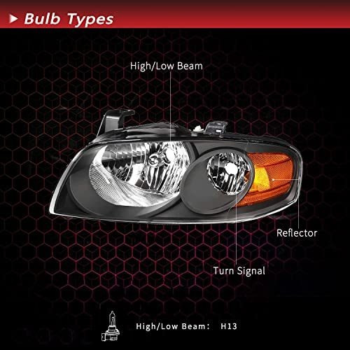 Jsboyat Faros Delanteros De Repuesto Para Nissan Sentra **** Foto 2