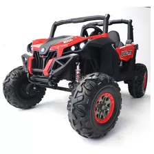 Auto Batería Utv Can Am Arenero 4x4 Goma Cuero Luces Mp3 Rc