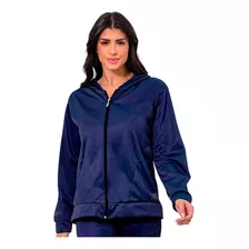 Casaco Corta Vento Feminino Casaco Capuz Flanelada Dryfit