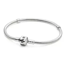 Pulsera Pandora Original Moments Plata Ley Barril Clásico