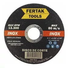 Kit 10 Discos De Corte Metal 115x1.0 Reforçado