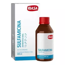 Sulfamicina Oral Ibasa Coccidiose 200ml Envio Imediato