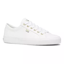 Zapatilla Cuero Jump Kick Blanco Mujer Keds