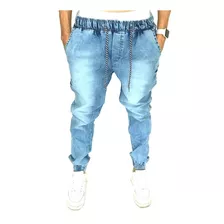 Calça Masculina Jogger Com Bolso Elastico Na Cintura Novo