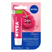 Protetor Labial Cereja Shine Nivea Blister 4,8g