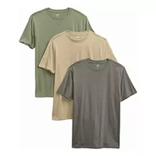 Gap Paquete De 3 Camisetas De Manga Corta Para Hombre, Verde