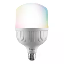 Lâmpada Inteligente Led Bulbo 20w Rgb Smart Color - Elgin 100v/240v
