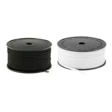 Kit Elásticos Para Máscaras 2un 100m Cada - 4mm Não Roliço