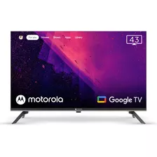 Smart Tv Motorola Google Tv 43 Full Hd Hdr + Comando De Voz