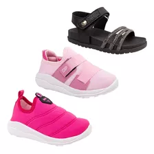 Sapato Infantil Menina Combo Tenis E Papete Feminina Birken