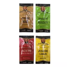 Vinagre Aceto Limon Aceite Maiz Y Sal X100u Sobres Pouch