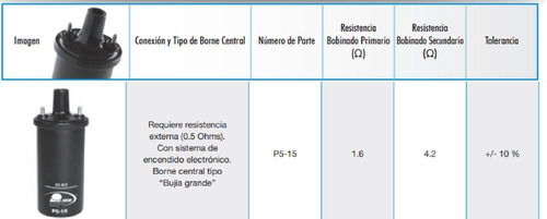 Bobina Encendido Electronico Dodge Chrysler Plymouth P5-15 Foto 2