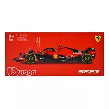 Formula Racing Ferrari 55 C Sainz 2023 Escala 1:43 Burago