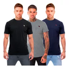 Remeras Lisas Pack X 3 De Hombre Aldogón Premium #pk2rl