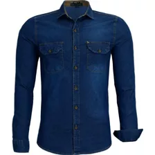 Camisa Jeans Masculina