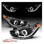 Par Faro Negro Led Hyundai Accent Gs 2012 1.6l