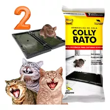 Ratoeira Adesiva Super Adesivo Pega Rato 2 Und Colly