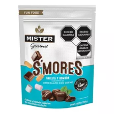 Galleta Y Bombón Cubiertos De Chocolate S´mores Mister 250g 