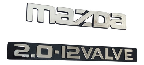 Foto de Emblemas Parte Trasera Para Mazda 626 Autoadhesivos Cromados