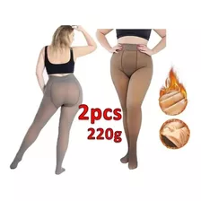 2 Pantimedias Para Mujer, 220 G, Talla Grande