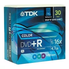 Tdk Dvd + R47dfsp30m Dvd + R Discos Grabables.