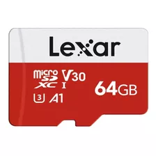 Memoria Lexar 64gb Micro Sdxc 100mb/s A1 U3 Class10 V30