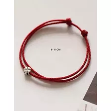 Pulsera De Hilo Rojo Trébol De La Suerte Protección