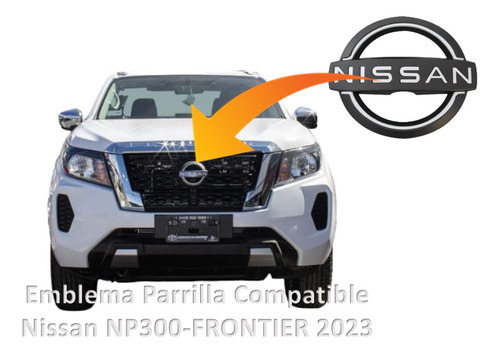 Emblema Parrilla Compatible Nissan Np300 2023-2024 Foto 3