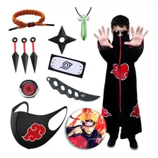 Kit Infantil Akatsuki Naruto Clothes Top Itachi