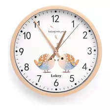 Lokey Reloj De Pared Con Tema De Pájaro Lindo De 8 Pulgadas