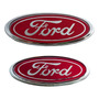  Emblema Ford Pick Up 98-03 Frontal 17cm Rojo