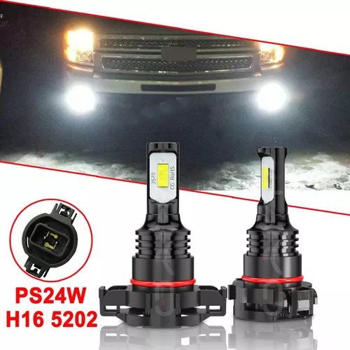 Bombillas Led Antiniebla H16 5202 80 W 6500 K Para Chevrolet Foto 2