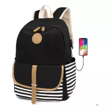 Mochila De Lona Flymei, Mochila Universitaria Para Nias Adol