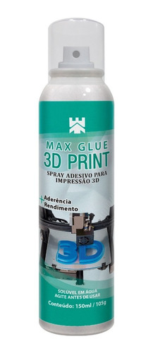 Max Glue 3d Print-spray Adesivo Para Impressão 3d 150ml/105g