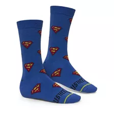 Meia Masculina Cano Longo Batman Superman Selene 4280.001