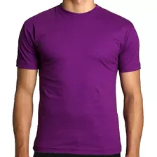 Camiseta Masculina Branca Uniforme Gola Redonda Algodão Lisa