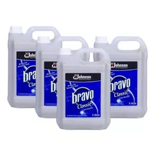 Kit 4 Cera Líquida Bravo Incolor Classic 5l