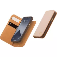 Funda Para iPhone 12 Mini Cuero Marron Billetera