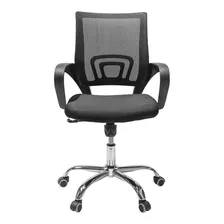 Silla Ejecutiva Ajustable Sillon De Oficina Base Metalica