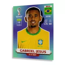 Figurinhas Copa Do Mundo 2022 Jogadores Brasil Album Panini Bra 16 Gabriel Jesus Personagem Figurinha Avulsa Copa 2022
